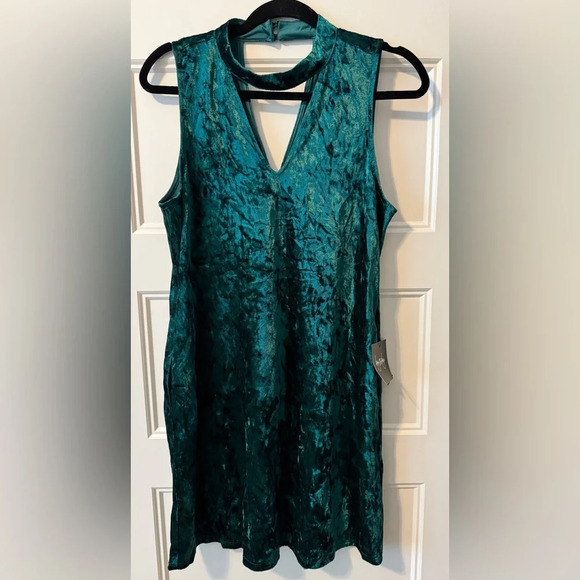 NWT By & By Sleeveless A-line Choker Dress - Picture 1 of 6